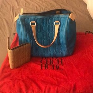 Carolina Herrera Andy handbag and Wallet